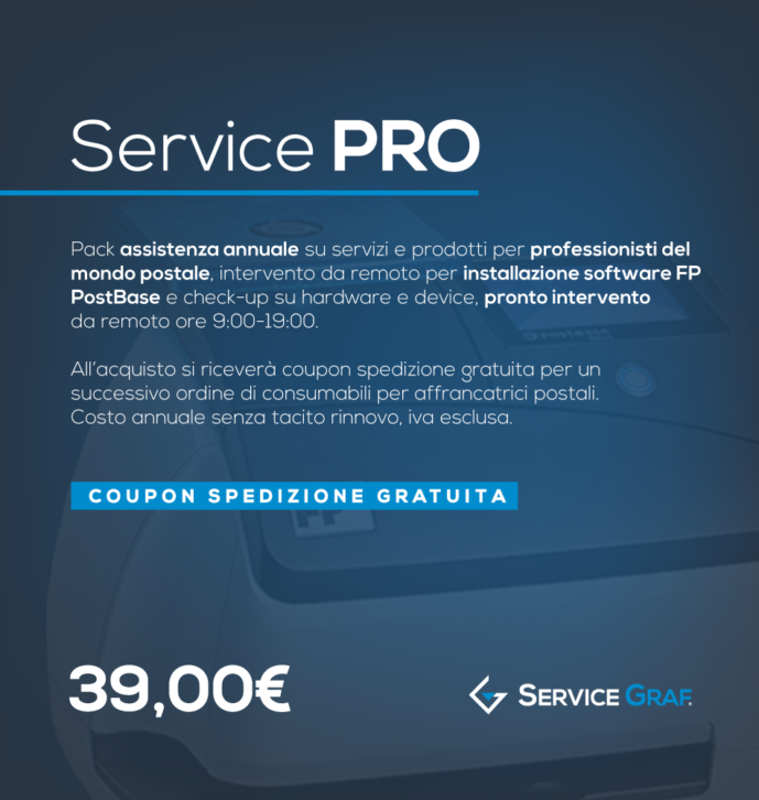 Service PRO – pack assistenza annuale Service PRO – pack assistenza annuale
